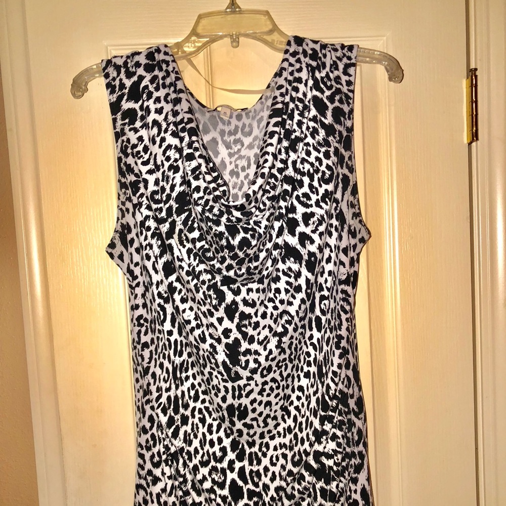 Cowl Neck Sleeveless Blouse, size XL